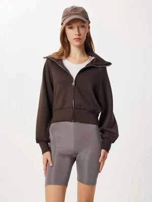 Foto van product Happiness İstanbul Sweatvest donkerbruin Happiness Istanbul