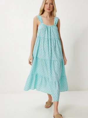 Foto van product Happiness İstanbul Zomerjurk blauw / mintgroen / lichtgroen / sering Happiness Istanbul