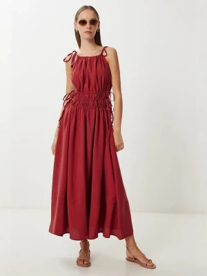 Foto van product Happiness İstanbul Zomerjurk donkerrood Happiness Istanbul