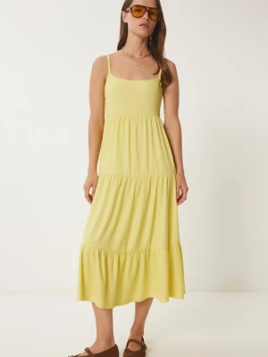 Foto van product Happiness İstanbul Zomerjurk geel Happiness Istanbul