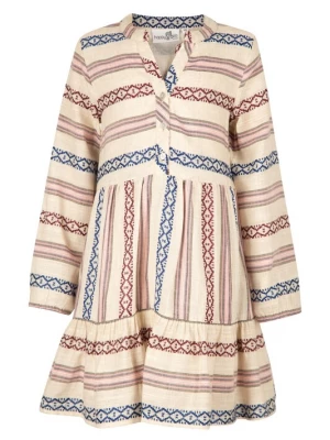 Foto van product happy girls Jurk beige / blauw / rosa / rood