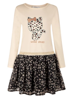 Foto van product happy girls Jurk beige / bruin / zwart