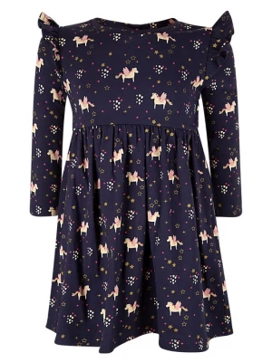 Foto van product happy girls Jurk beige / navy / goud / pink