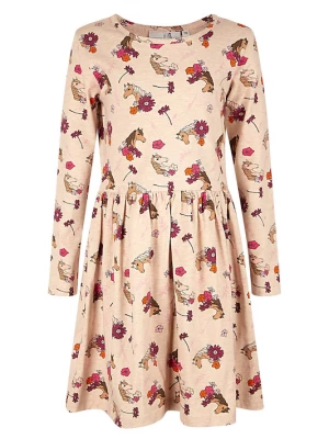 Foto van product happy girls Jurk beige / rood / zwart