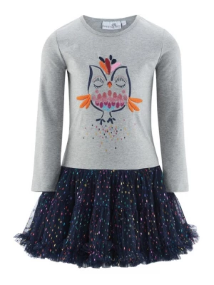 Foto van product happy girls Jurk blauw / grijs gemêleerd / oranje / rosa