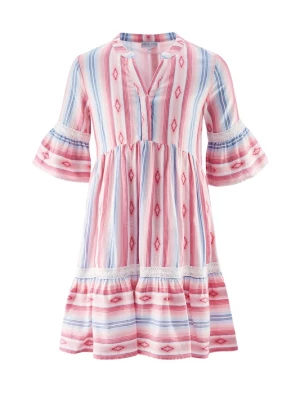 Foto van product happy girls Jurk blauw / lichtblauw / pink / rosa