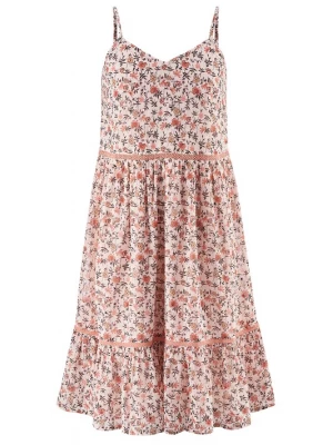 Foto van product happy girls Jurk bruin / lichtoranje / rosé