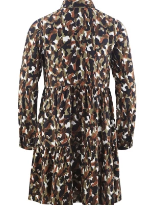 Foto van product happy girls Jurk bruin / olijfgroen / zwart / wit