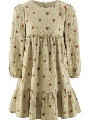 Foto van product happy girls Jurk bruin / pastelgroen