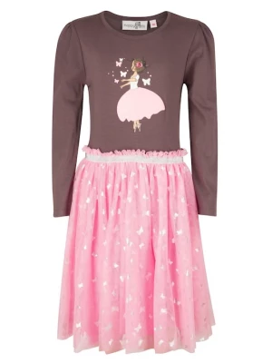 Foto van product happy girls Jurk bruin / pink