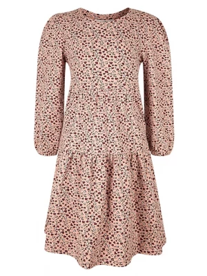 Foto van product happy girls Jurk bruin / pink / wit