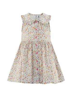 Foto van product happy girls Jurk crème / geel / lichtgrijs / oudroze