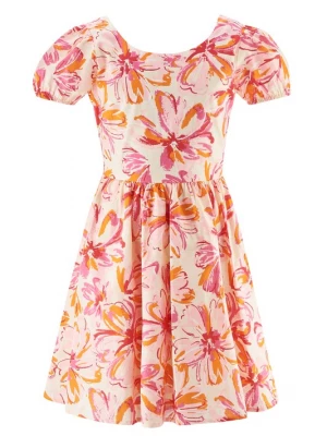 Foto van product happy girls Jurk crème / oranje / pink / donkerrood