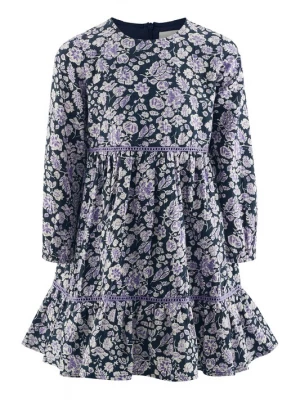 Foto van product happy girls Jurk cyaan blauw / lavendel / offwhite