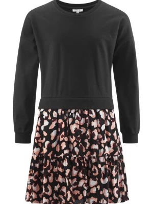 Foto van product happy girls Jurk cyclaam / rosé / zwart / wit