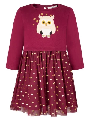 Foto van product happy girls Jurk donkerrood / wit