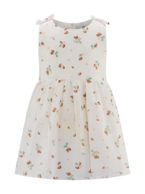 Foto van product happy girls Jurk ecru / mintgroen / rosé / karmijnrood