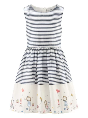 Foto van product happy girls Jurk ecru / navy / lichtblauw