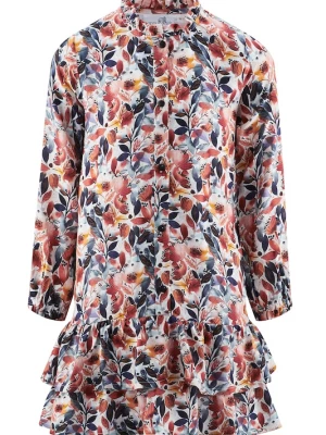 Foto van product happy girls Jurk ecru / saffier / oranje / donkerrood