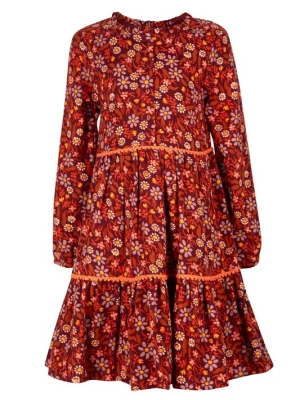 Foto van product happy girls Jurk gemengde kleuren / donkerrood