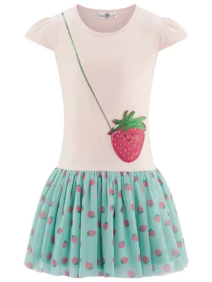 Foto van product happy girls Jurk groen / pink / rood