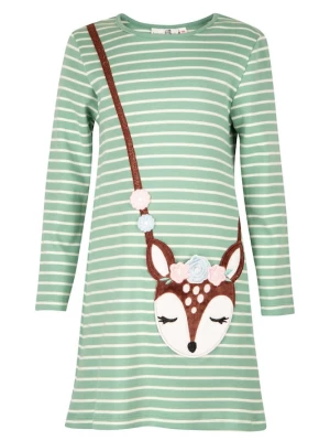 Foto van product happy girls Jurk groen / wolwit