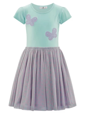 Foto van product happy girls Jurk hemelsblauw / mauve