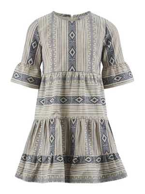 Foto van product happy girls Jurk 'Hippie' ecru / blauw denim