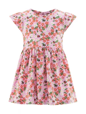 Foto van product happy girls Jurk jade groen / kreeft / rosa / wit