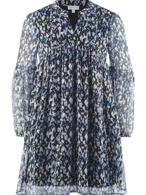 Foto van product happy girls Jurk kobaltblauw / lavendel / zwart / offwhite