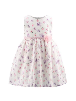 Foto van product happy girls Jurk lavendel / rosa / wit