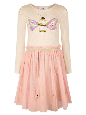 Foto van product happy girls Jurk lichtbeige / goud / oudroze / zilver