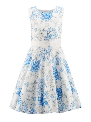 Foto van product happy girls Jurk lichtblauw / wit