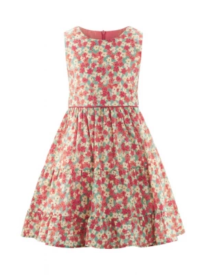Foto van product happy girls Jurk lichtgeel / mintgroen / magenta