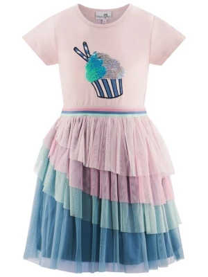 Foto van product happy girls Jurk lila / gemengde kleuren