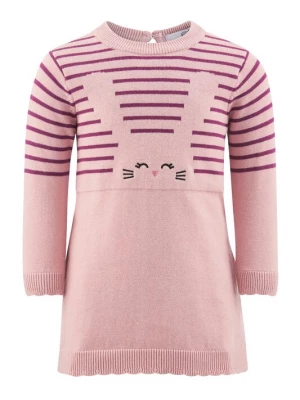 Foto van product happy girls Jurk lila / oudroze / zwart