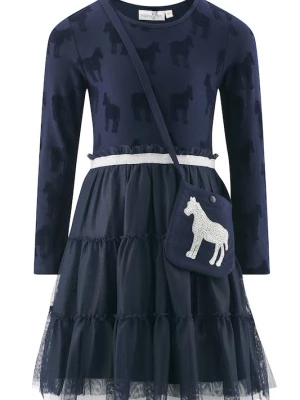 Foto van product happy girls Jurk marine / navy / zilver