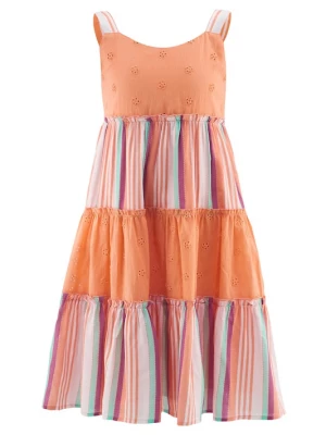 Foto van product happy girls Jurk mintgroen / oranje / donkerroze / wit