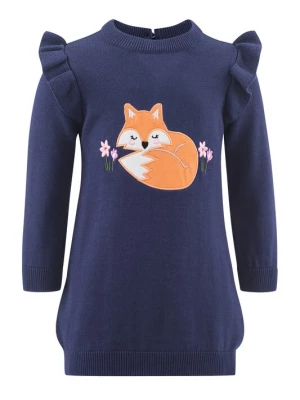 Foto van product happy girls Jurk navy / lichtoranje / rosa / wit