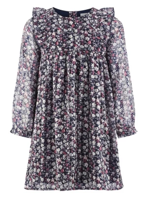 Foto van product happy girls Jurk navy / magenta / wit