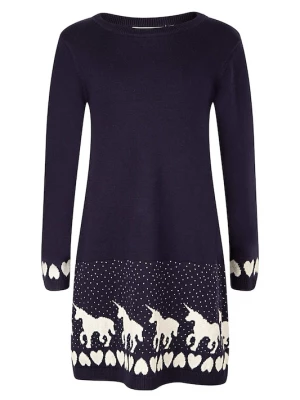 Foto van product happy girls Jurk navy / wit