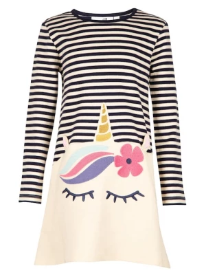 Foto van product happy girls Jurk navy / wit