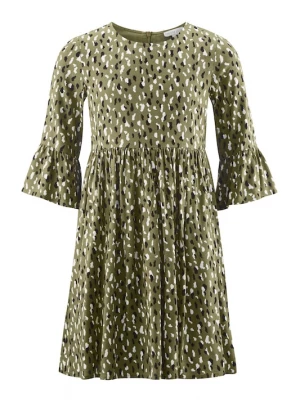 Foto van product happy girls Jurk olijfgroen / zwart / wit