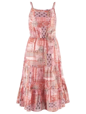 Foto van product happy girls Jurk oranje / pink / oranjerood / zwart
