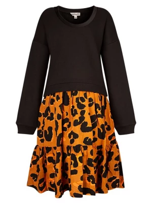 Foto van product happy girls Jurk oranje / zwart