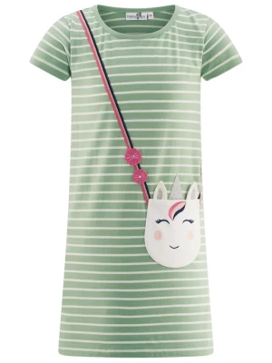 Foto van product happy girls Jurk pastelgroen / wit