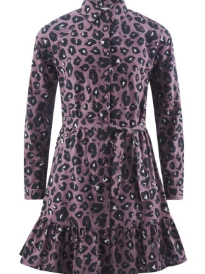 Foto van product happy girls Jurk pruim / zwart / wit