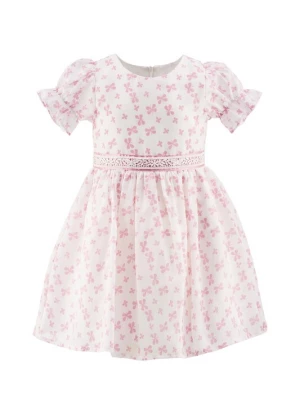 Foto van product happy girls Jurk rosa / offwhite