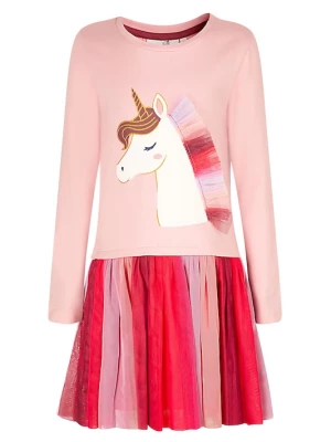Foto van product happy girls Jurk rosa / pitaja roze / vuurrood / wit