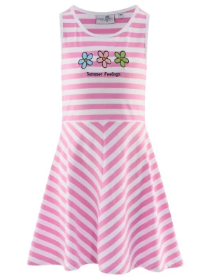 Foto van product happy girls Jurk rosa / wit